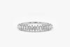Baguette Diamond Half Eternity Ring