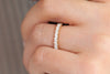 Baguette Diamond Half Eternity Ring