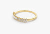 Baguette Diamond Half Eternity Ring