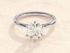 Six-Prong Moissanite Solitaire Ring